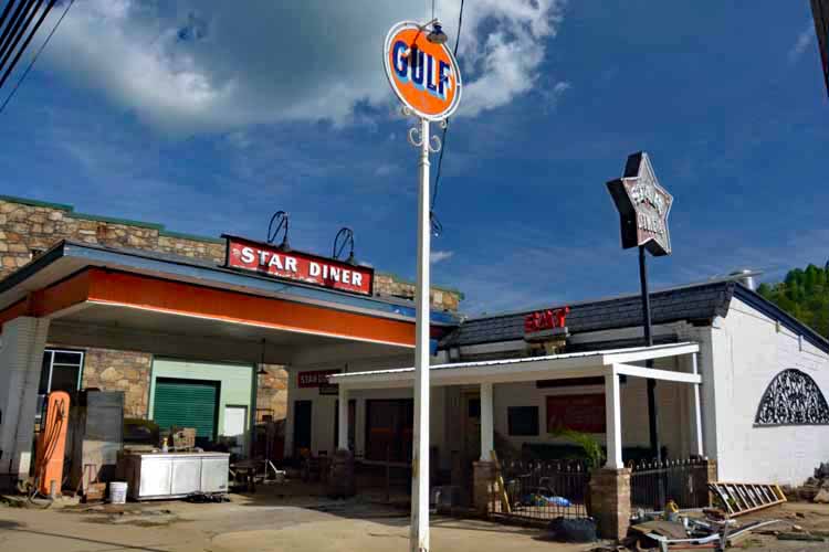 gas station